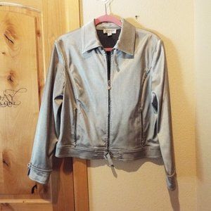 St John Sport by Marie Gray silver/gray Jacket size M